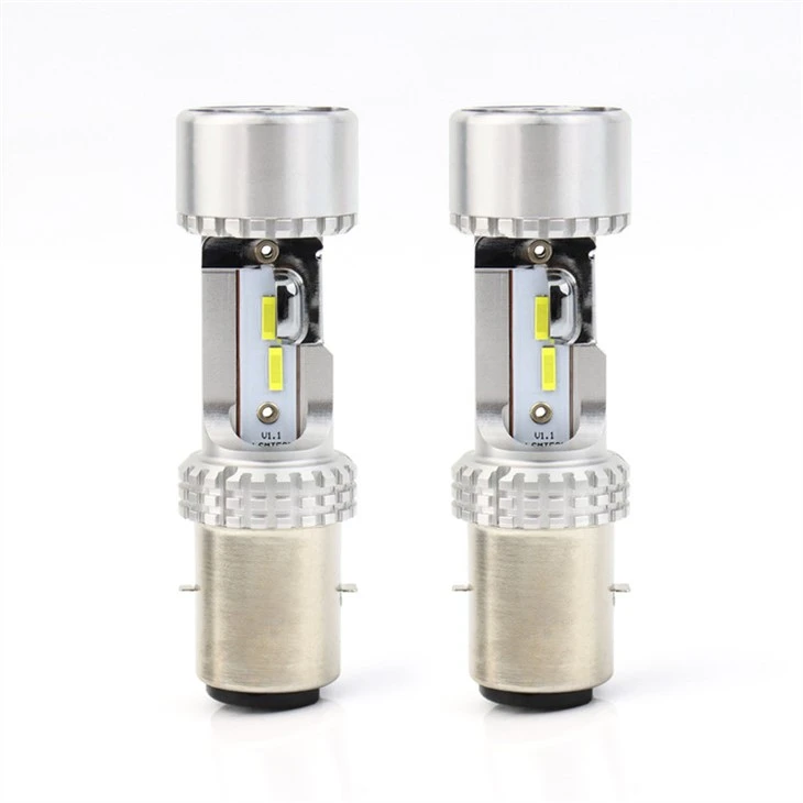 LED-Motorradlampe Kleine Halogenbirnengröße